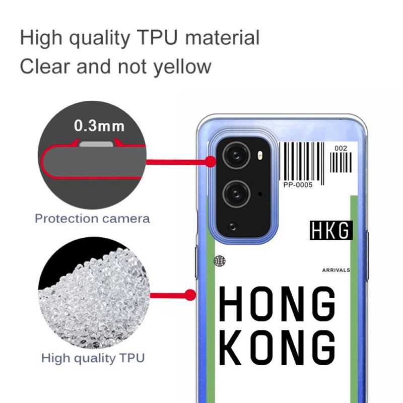 Etui OnePlus 9 Karta Pokładowa Do Hongkongu