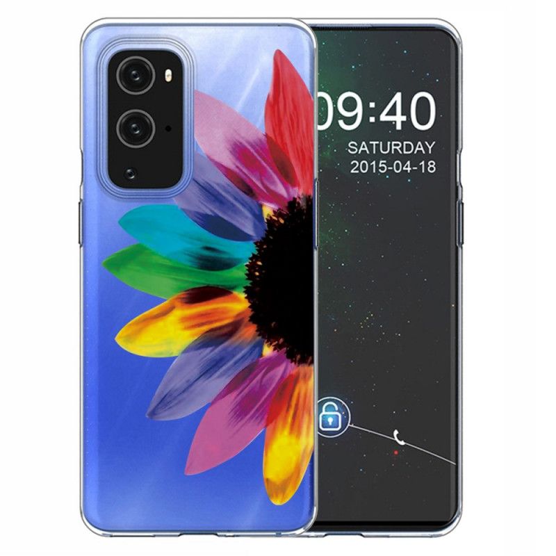 Etui OnePlus 9 Kolorowy Kwiat Etui Ochronne