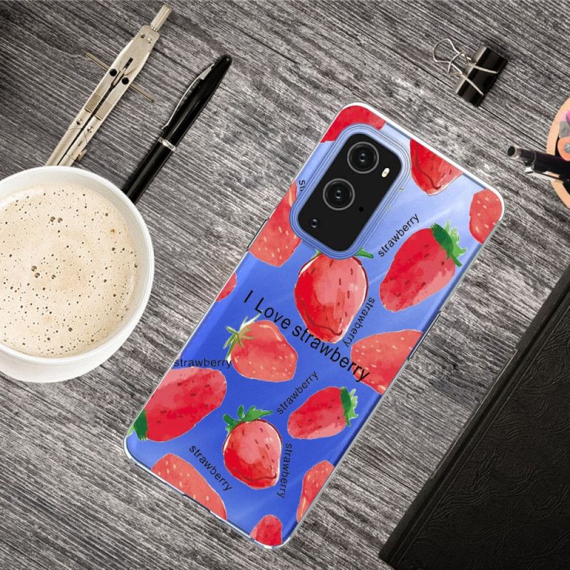 Etui OnePlus 9 Truskawka / Kocham Truskawkę