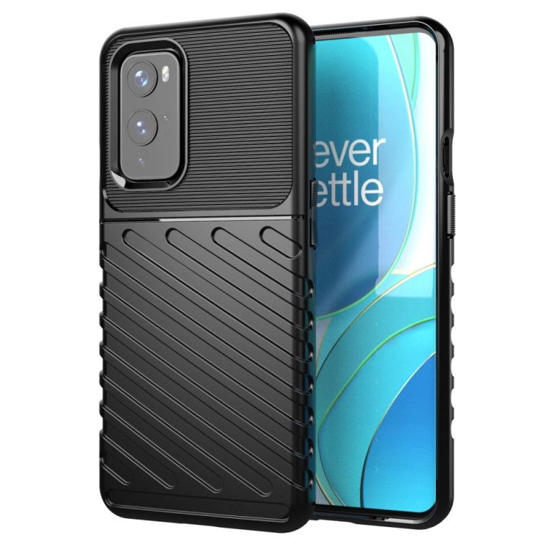 Etui OnePlus 9 Zielony Czarny Seria Grzmotów Etui Ochronne