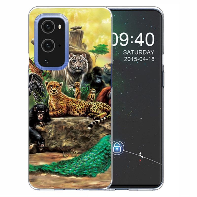 Etui OnePlus 9 Zwierzęta Safari Etui Ochronne