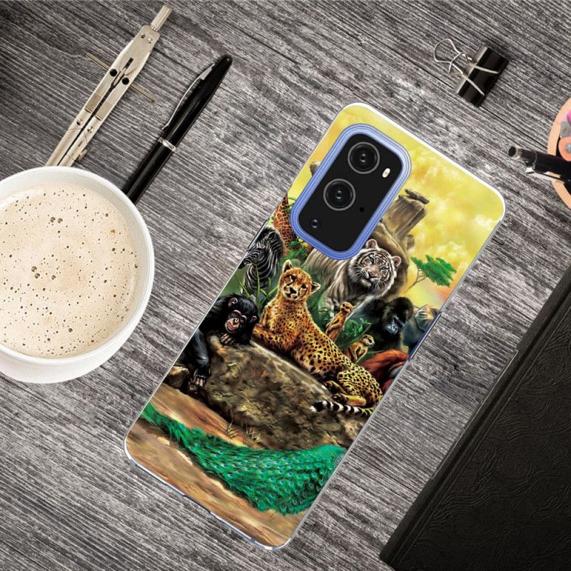 Etui OnePlus 9 Zwierzęta Safari Etui Ochronne