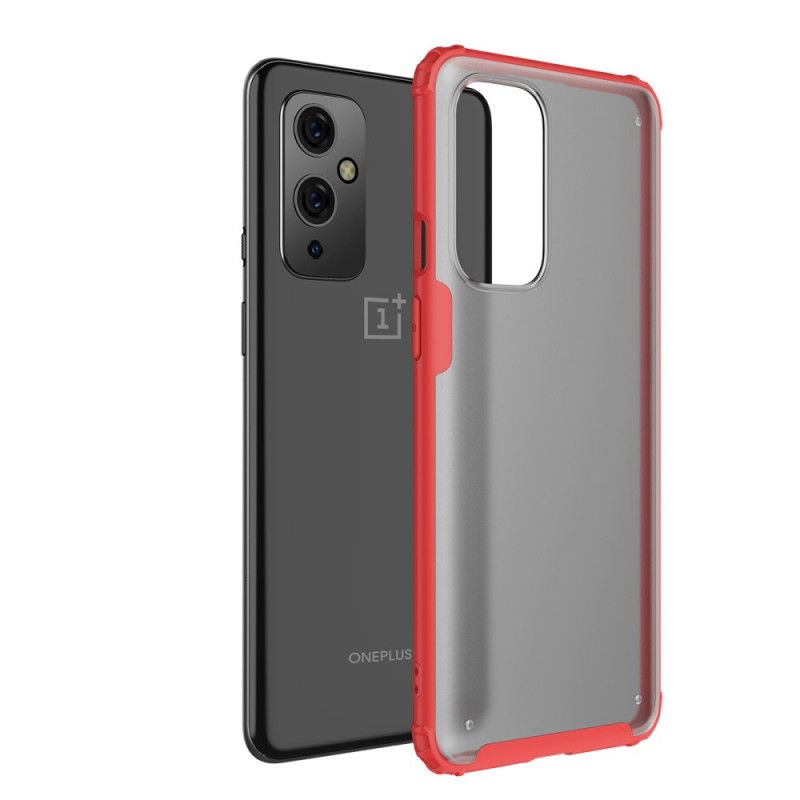 Futerały OnePlus 9 Czerwony Czarny Seria Zbroi