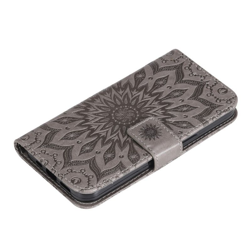 Etui Folio Do iPhone 16 Pro Mandala Ze Smyczą