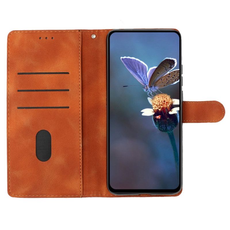 Etui Folio Do iPhone 16 Pro Nadruk W Kwiatowy Wzór