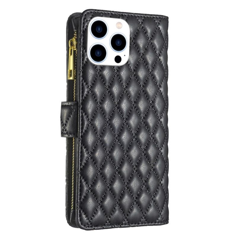 Etui Folio Do iPhone 16 Pro Pikowana Binfen Kolor