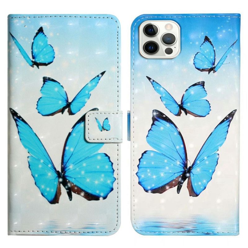 Etui Folio Do iPhone 16 Pro Trzy Motyle