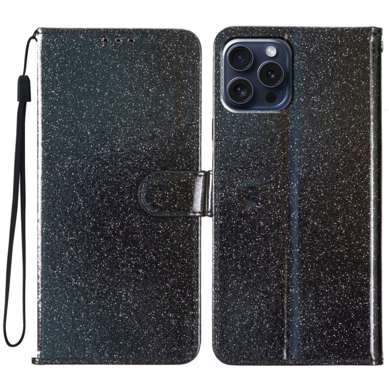 Etui Folio iPhone 16 Pro Brokat Etui Ochronne