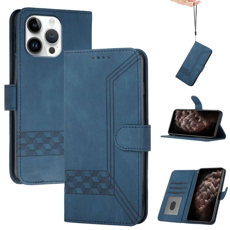 Etui Folio iPhone 16 Pro Linie Paska Etui Ochronne