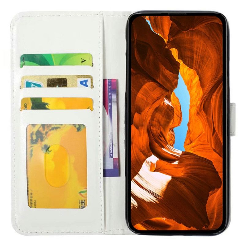 Etui Folio iPhone 16 Pro Marmur Trójkolorowy