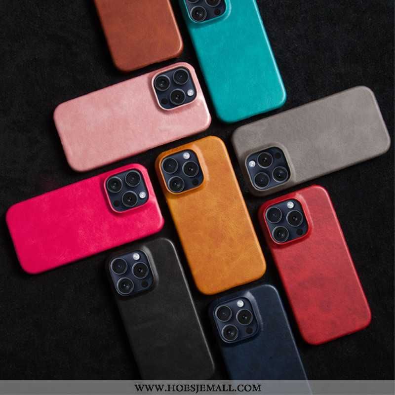 Etui iPhone 16 Pro Efekt Skóry Etui Ochronne