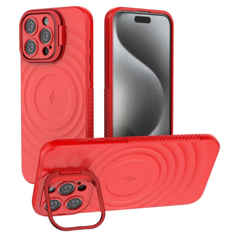 Etui iPhone 16 Pro Magnetyczna Falista Tekstura