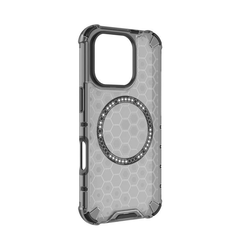 Etui iPhone 16 Pro Magnetyczny Plaster Miodu Etui Ochronne