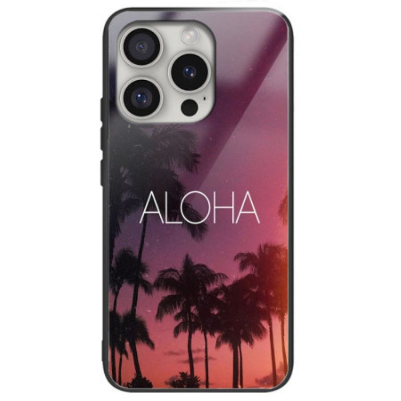 Futerały iPhone 16 Pro Etui Na Telefon Szkło Hartowane Aloha