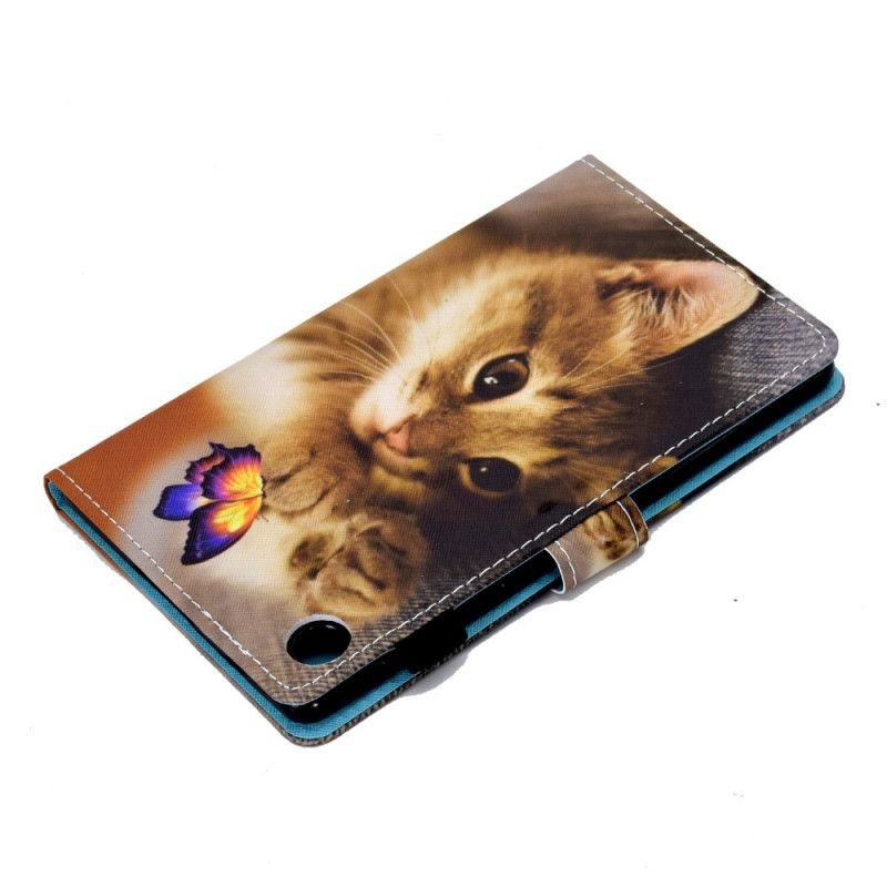 Etui Folio Huawei MatePad T 8 Mój Kotek I Motyl Etui Ochronne