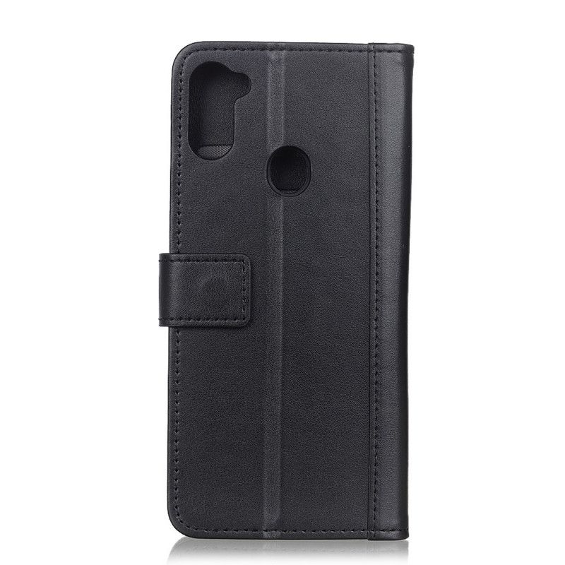 Etui Folio Samsung Galaxy M11 Elegancki Styl Skóry Etui Ochronne