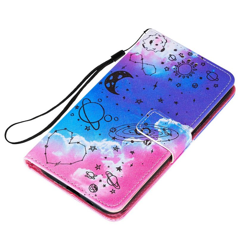 Etui Folio Samsung Galaxy M11 Serce I Planety Etui Ochronne