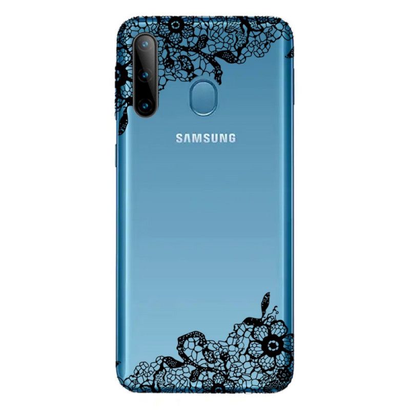 Etui Samsung Galaxy M11 Cienka Koronka Etui Ochronne