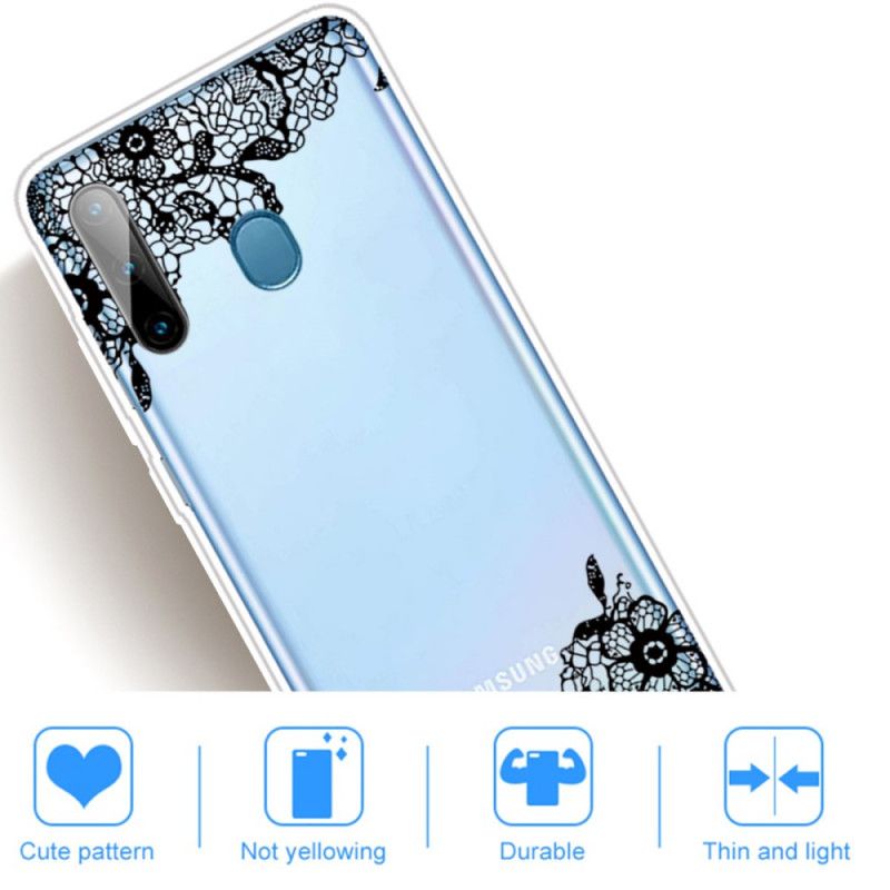 Etui Samsung Galaxy M11 Cienka Koronka Etui Ochronne