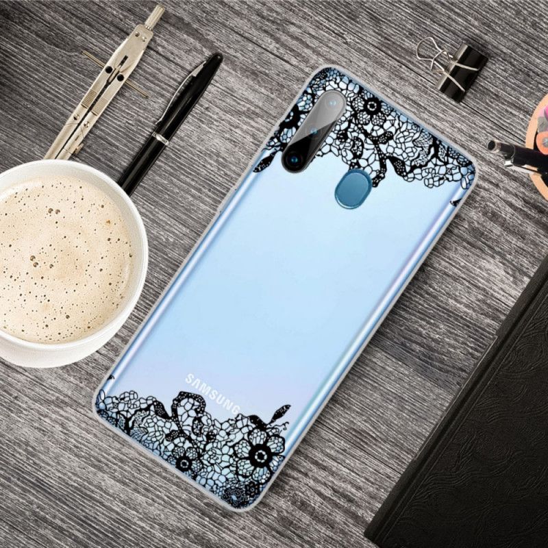 Etui Samsung Galaxy M11 Cienka Koronka Etui Ochronne