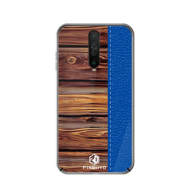 Etui Xiaomi Redmi K30 Czerwony Czarny Pin Serii Dun Pinwuyo