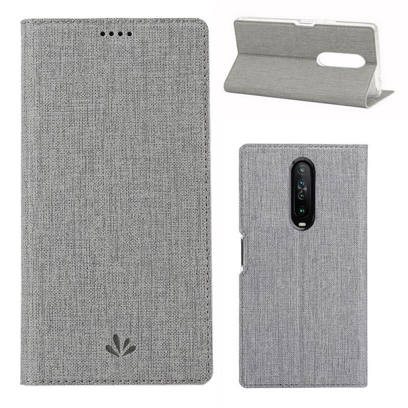 Flip Kotelot Xiaomi Redmi K30 Purpurowy Teksturowany Vili Dmx