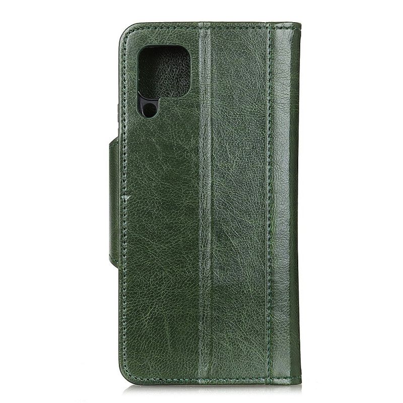 Etui Folio Huawei P40 Lite Biały Czarny Metalowe Zapięcie Ze Sztucznej Skóry W Stylu Retro