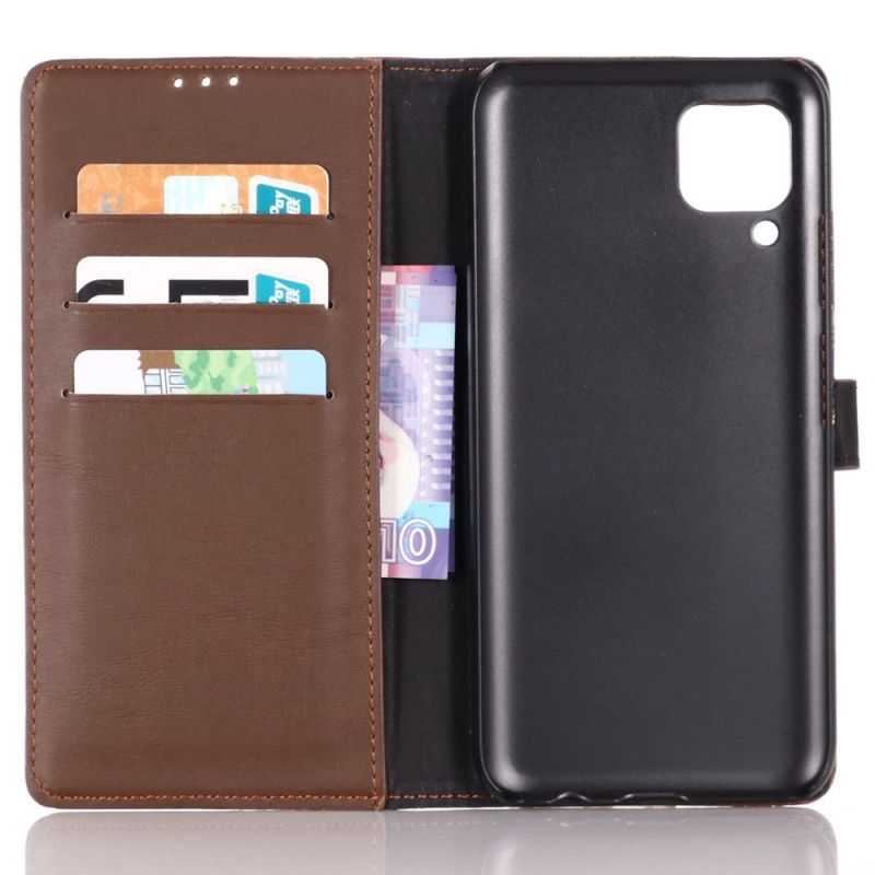 Etui Folio Huawei P40 Lite Czarny Ekoskóra W Stylu Retro Etui Ochronne