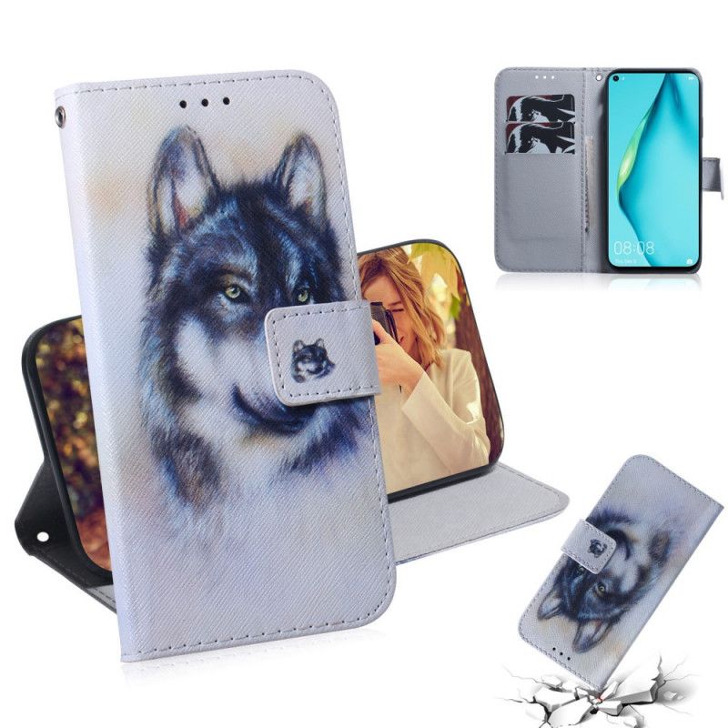 Etui Folio Huawei P40 Lite Psie Spojrzenie