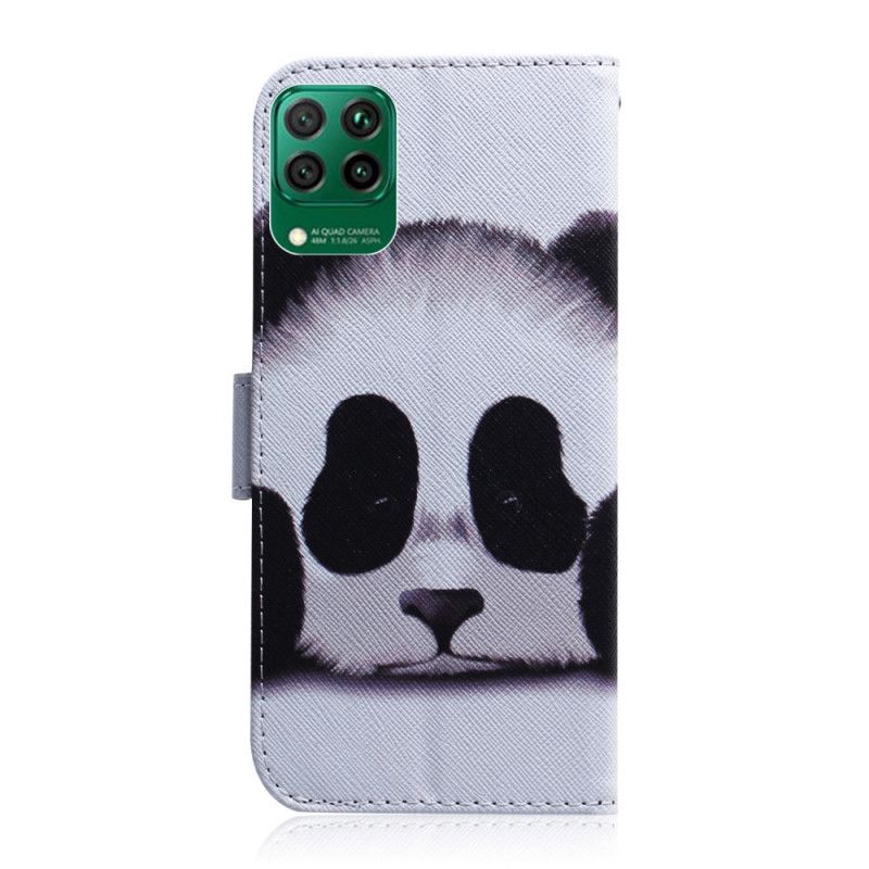 Etui Folio Huawei P40 Lite Twarz Pandy