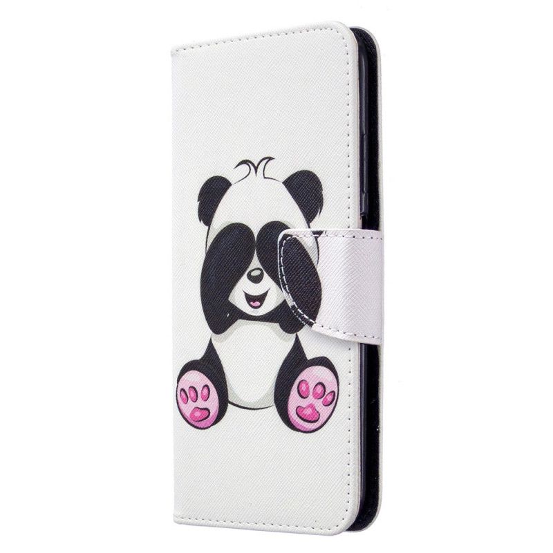 Etui Folio Huawei P40 Lite Zabawna Panda