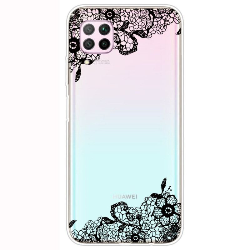 Etui Huawei P40 Lite Cienka Koronka Etui Ochronne