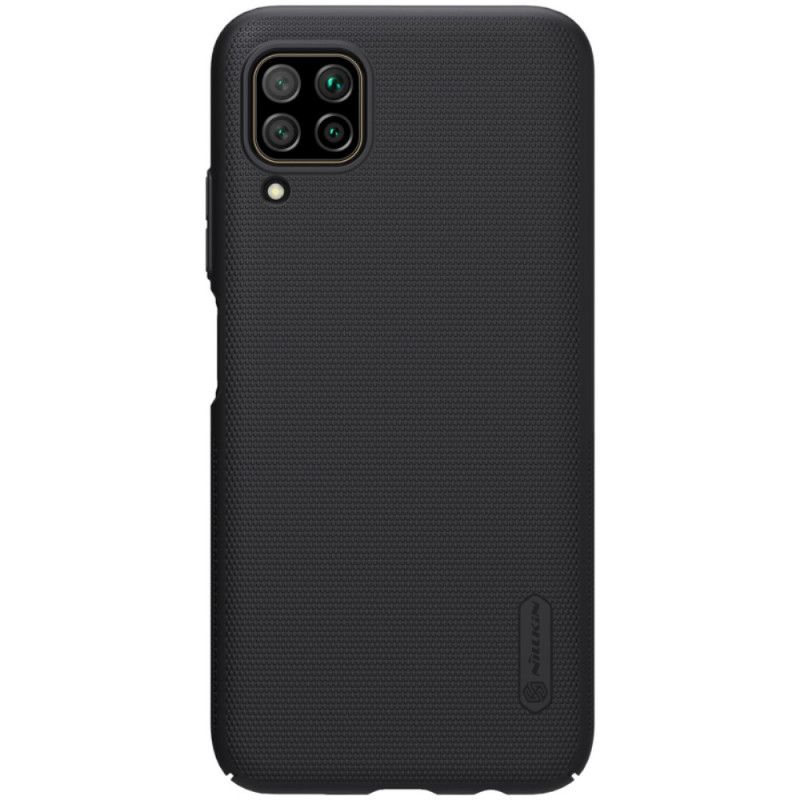 Etui Huawei P40 Lite Czerwony Czarny Sztywny Matowy Nillkin