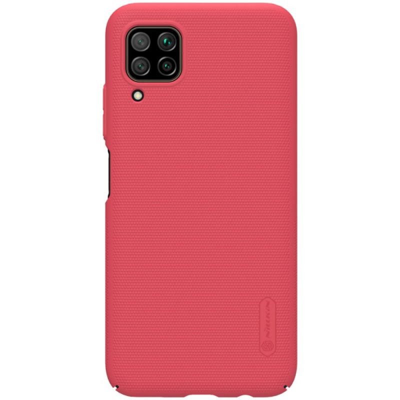 Etui Huawei P40 Lite Czerwony Czarny Sztywny Matowy Nillkin