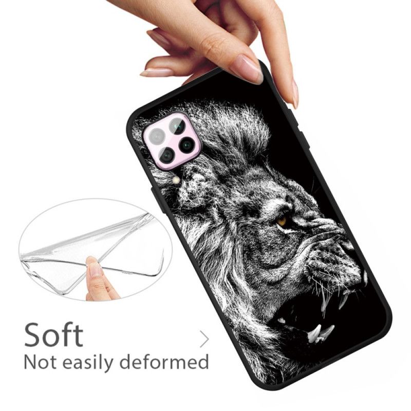 Etui Huawei P40 Lite Dziki Lew Etui Ochronne