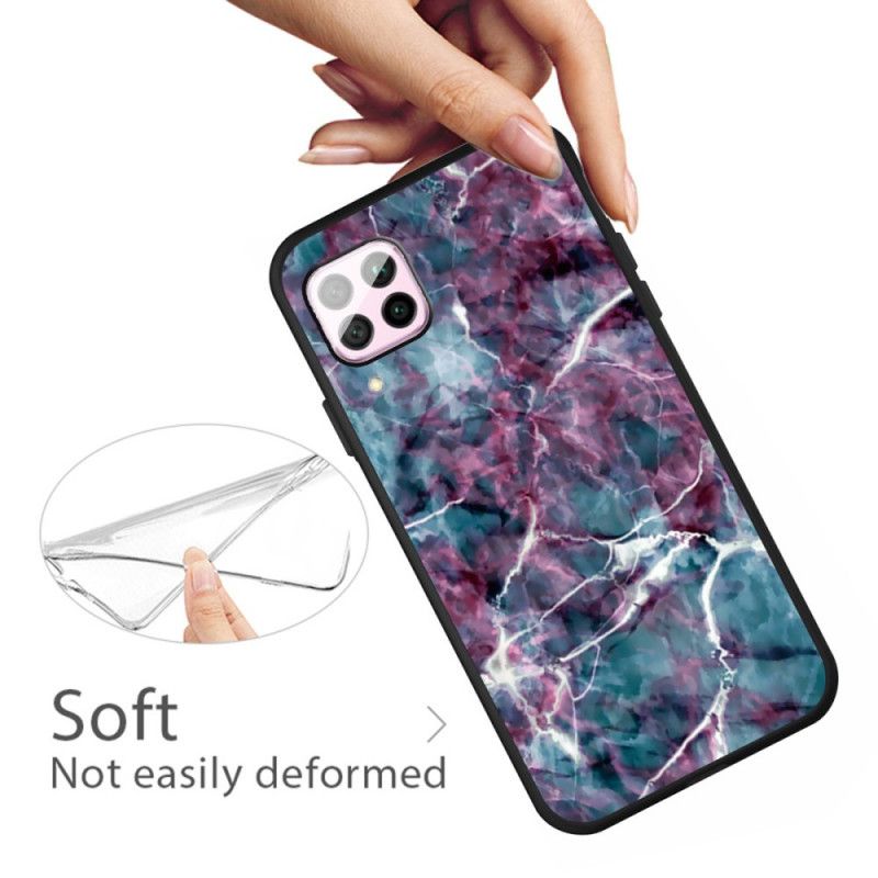 Etui Huawei P40 Lite Fioletowy Marmur