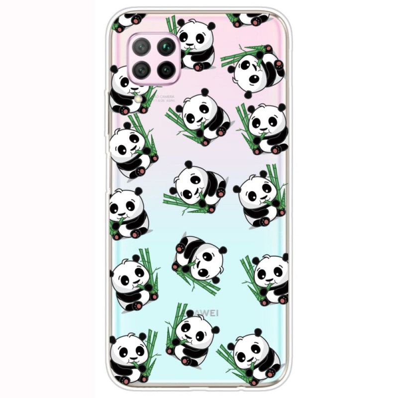 Etui Huawei P40 Lite Małe Pandy Etui Ochronne