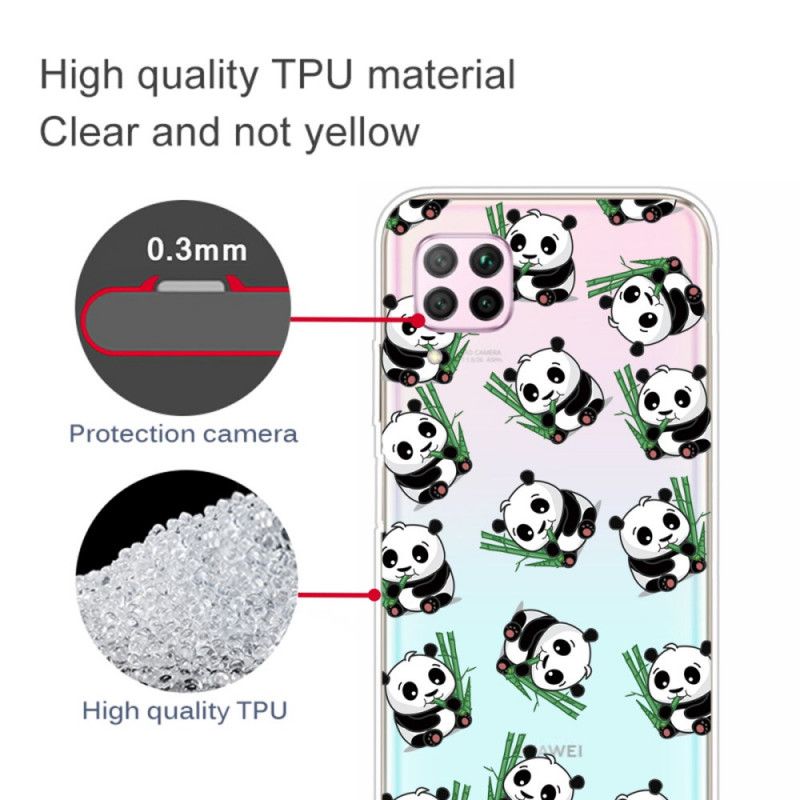 Etui Huawei P40 Lite Małe Pandy Etui Ochronne