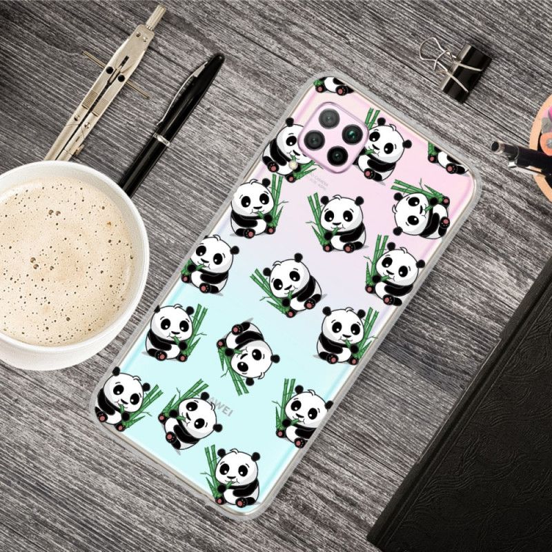 Etui Huawei P40 Lite Małe Pandy Etui Ochronne