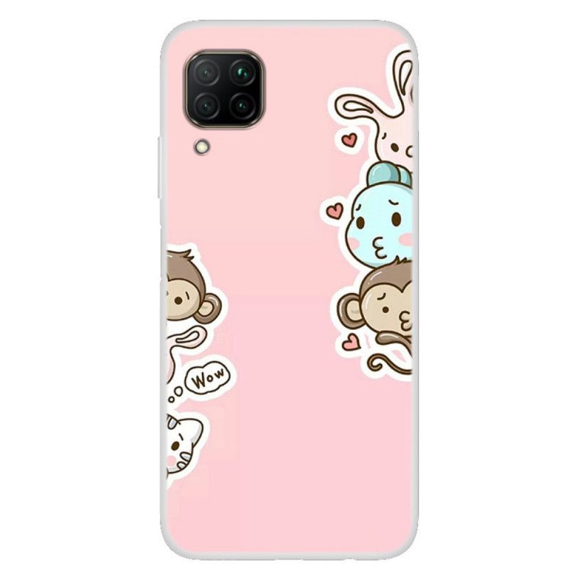 Etui Huawei P40 Lite Wow Zwierzęta Etui Ochronne