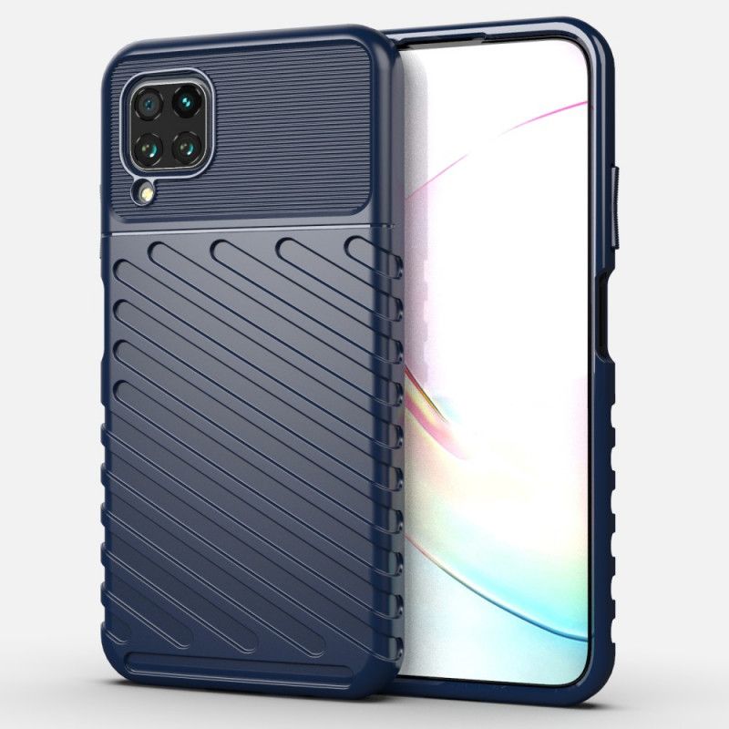 Etui Huawei P40 Lite Zielony Czarny Seria Grzmotów