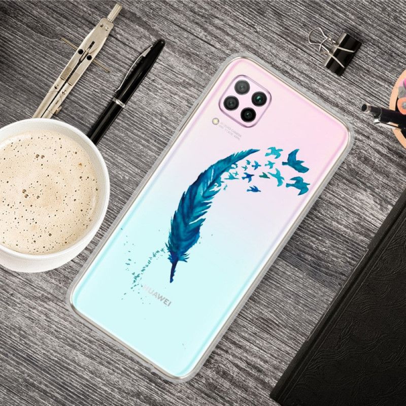 Futerały Huawei P40 Lite Etui na Telefon Piękne Pióro