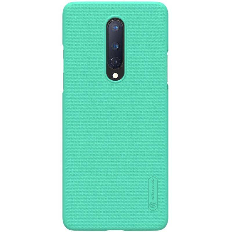 Etui OnePlus 8 Czerwony Czarny Sztywny Matowy Nillkin Etui Ochronne