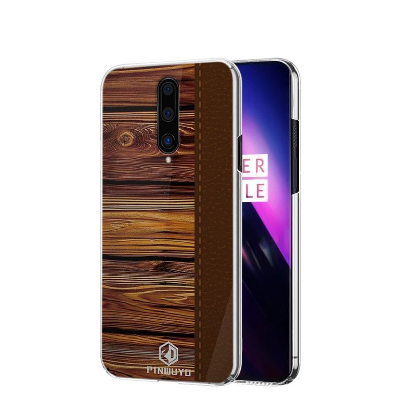 Etui OnePlus 8 Granatowy Czerwony Pin Serii Dun Pinwuyo