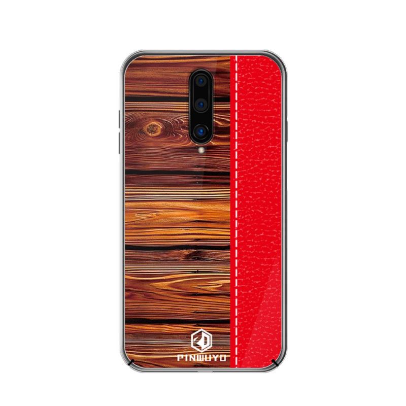 Etui OnePlus 8 Granatowy Czerwony Pin Serii Dun Pinwuyo