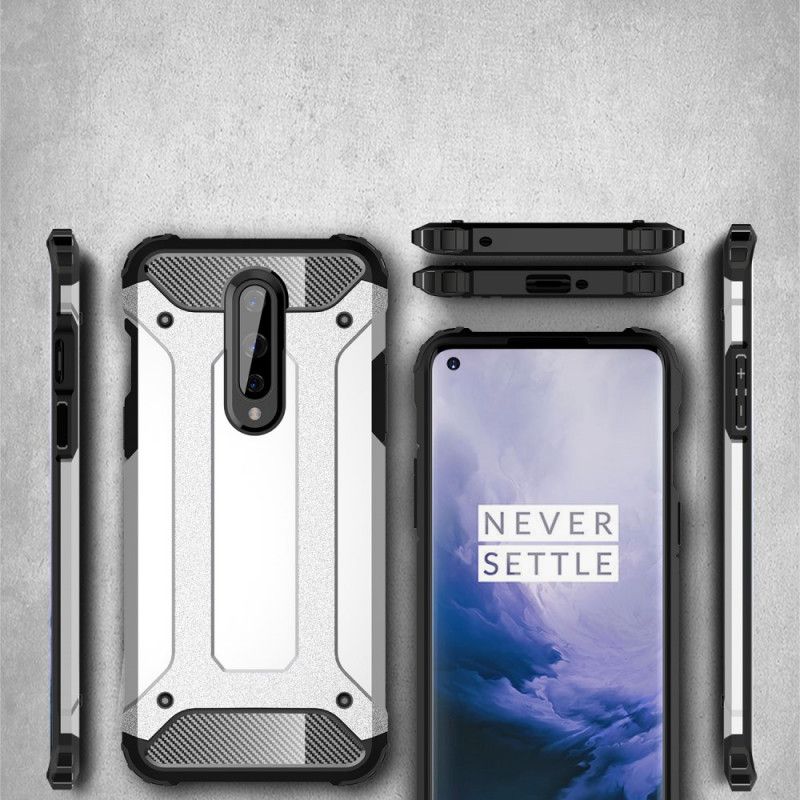 Futerały OnePlus 8 Czerwony Czarny Etui na Telefon Ocalały