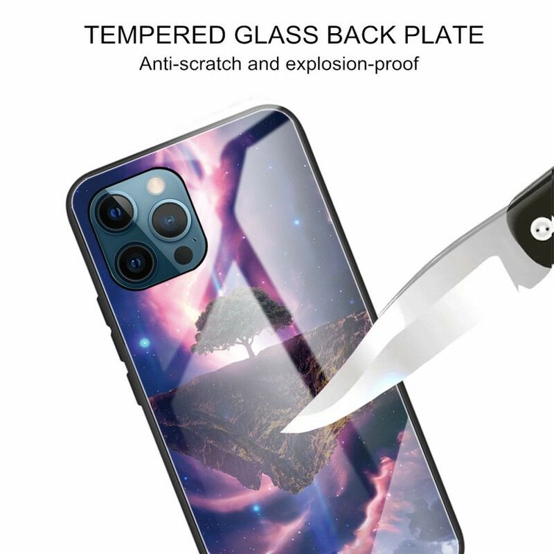 Etui Do Iphone 13 Pro Drzewo Świata Ze Szkła Hartowanego