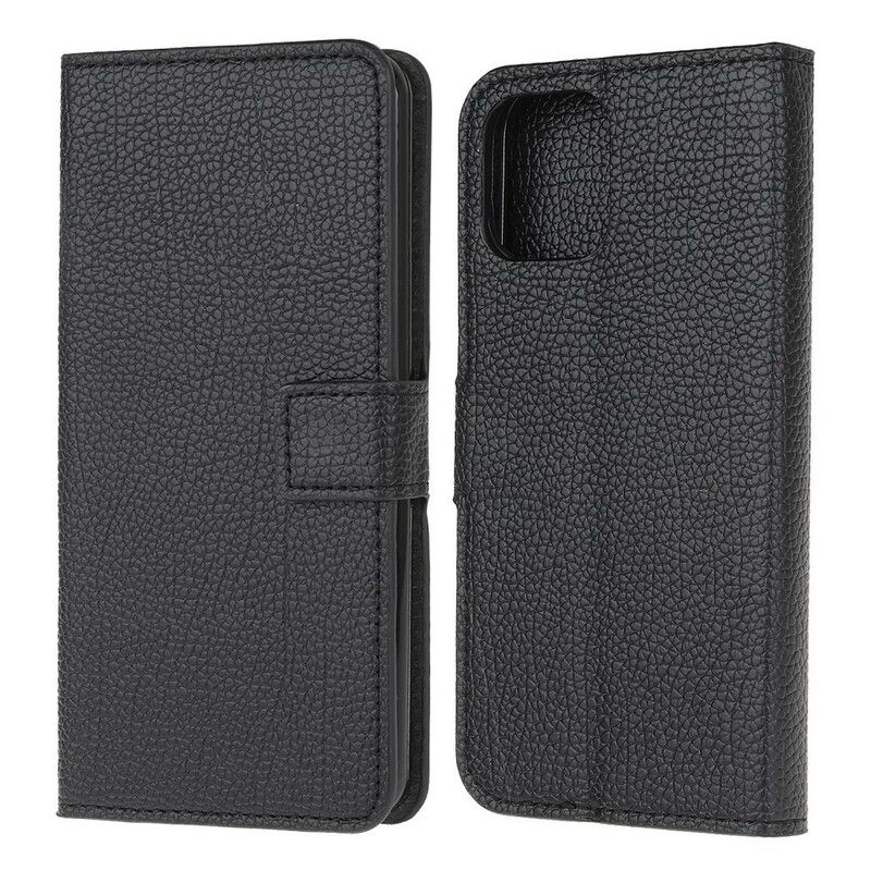 Etui Folio Do Iphone 13 Pro Efekt Skóry Licowej Liczi