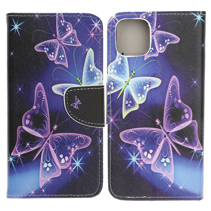 Etui Folio Do Iphone 13 Pro Nowoczesne Motyle