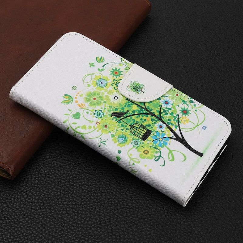 Etui Folio Iphone 13 Pro Kwitnące Drzewo Etui Ochronne